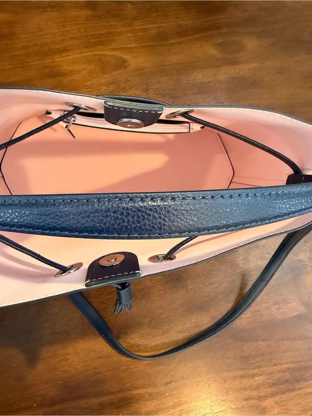 Blue Lemon Kate Spade Leather Purse